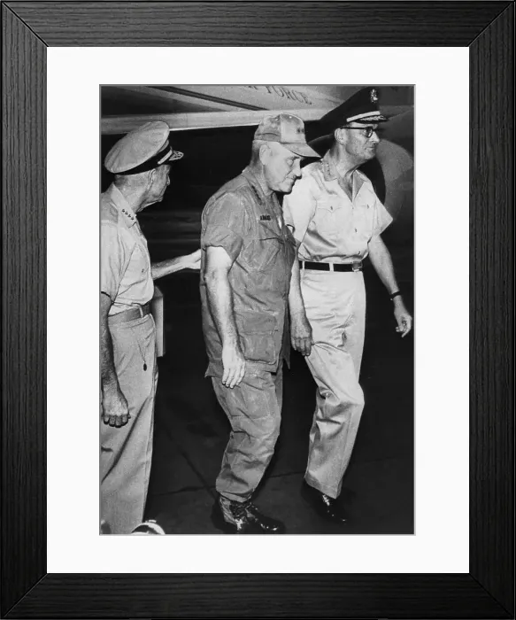 Framed Print : Chairman and Commanders Meeting About Vietnam War Framed Print : Chairman and Commanders Meeting About Vietnam War
