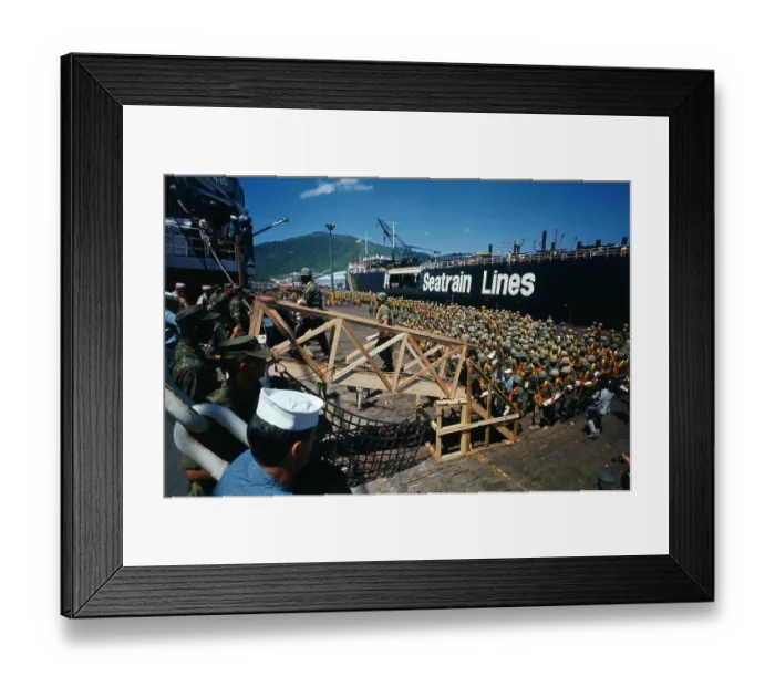Framed Print : Marines Boarding Ship Paul Revere Framed Print : Marines Boarding Ship Paul Revere