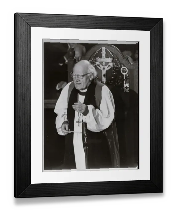 Framed Print : Archbishop of Canterbury Dr Michael Ramsey Framed Print : Archbishop of Canterbury Dr Michael Ramsey