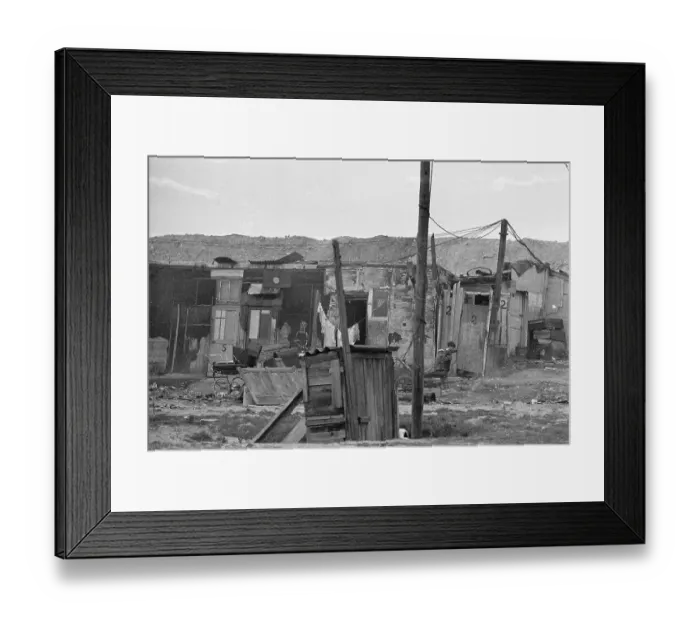 Framed Print : A Shantytown in Nanterre Framed Print : A Shantytown in Nanterre