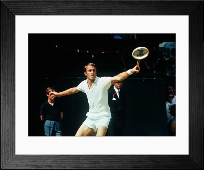 Framed Print : John Newcombe Delivering a Backhand Framed Print : John Newcombe Delivering a Backhand