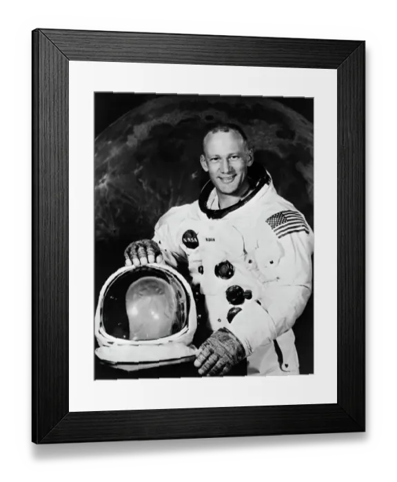 Framed Print : Buzz Aldrin Framed Print : Buzz Aldrin