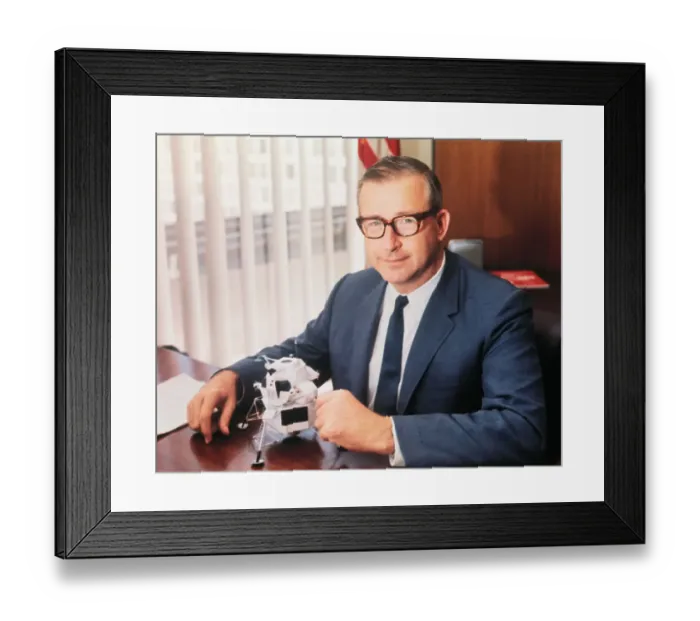 Framed Print : Portrait of Dr. Thomas O. Paine Framed Print : Portrait of Dr. Thomas O. Paine