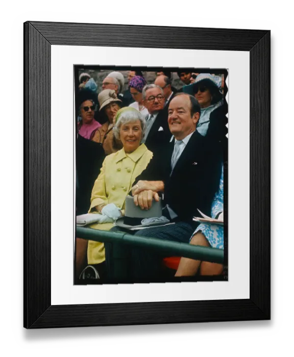 Framed Print : Hubert and Muriel Humphrey Framed Print : Hubert and Muriel Humphrey