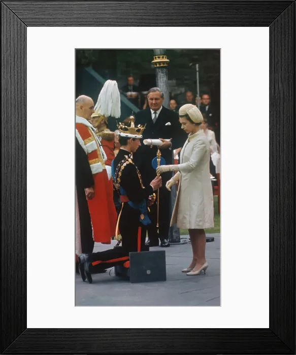 Framed Print : Prince Charles After Investiture Framed Print : Prince Charles After Investiture