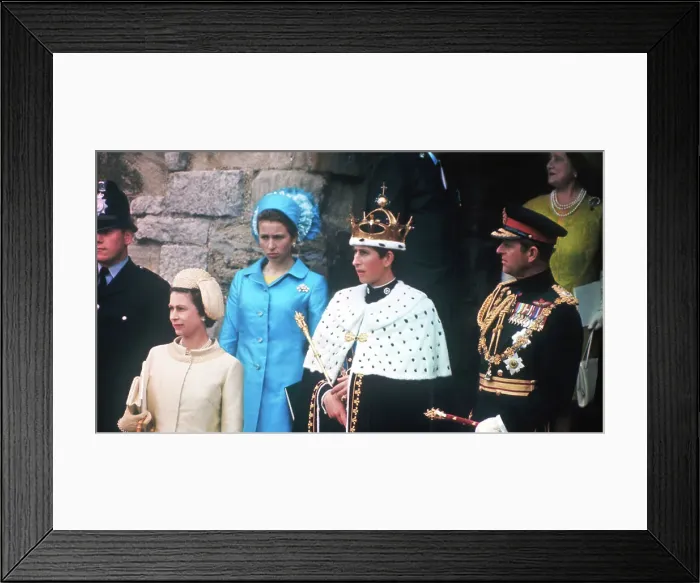 Framed Print : Prince Charles Investiture Framed Print : Prince Charles Investiture