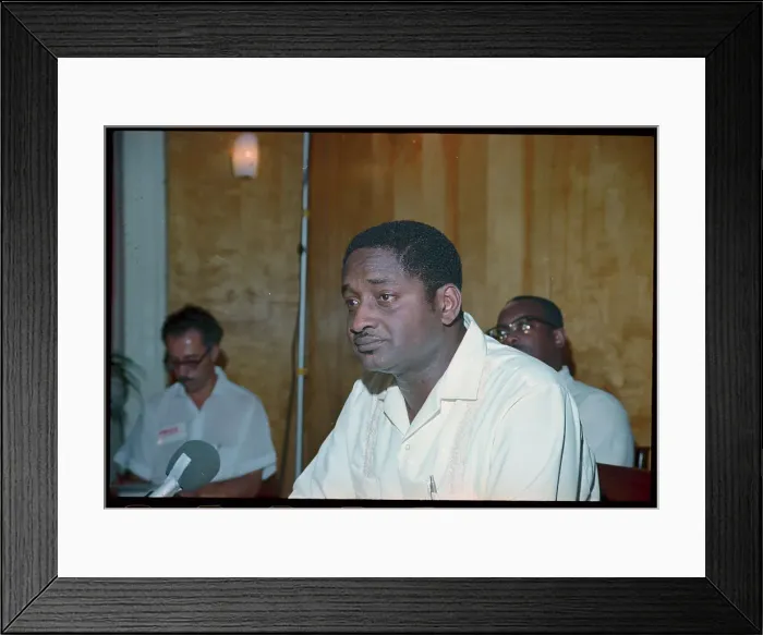 Framed Print : Portrait of Forbes Burnham