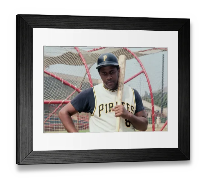 Framed Print : Baseball Player Willie Stargell Holding Baseball Bat Framed Print : Baseball Player Willie Stargell Holding Baseball Bat