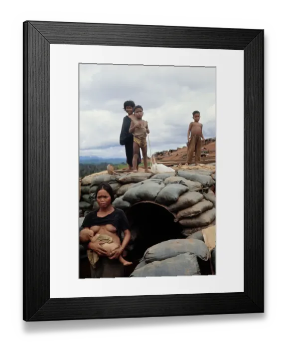 Framed Print : Vietnamese Civilians At Ben Het Framed Print : Vietnamese Civilians At Ben Het