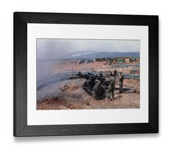 Framed Print : Hill 55, Vietnam War