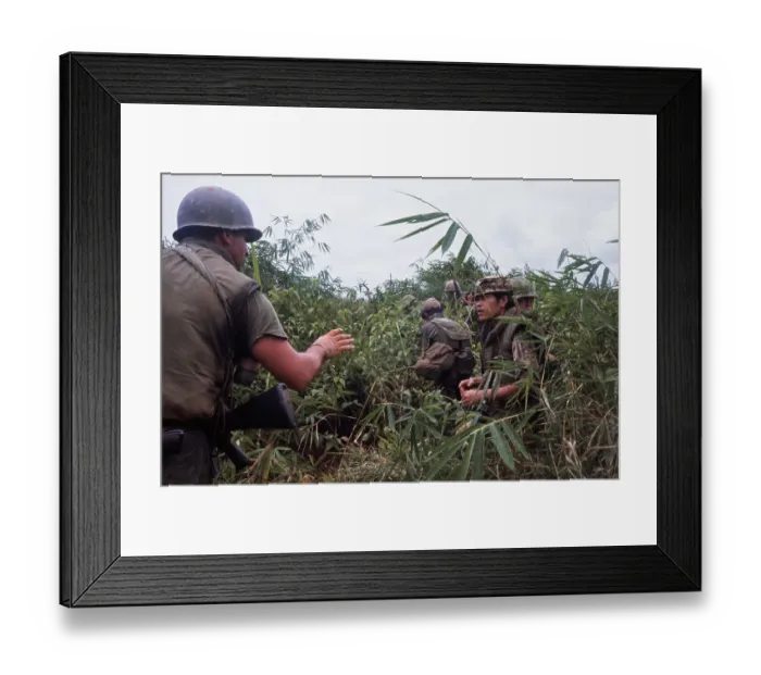 Framed Print : CIDG Soldiers, Vietnam War Framed Print : CIDG Soldiers, Vietnam War