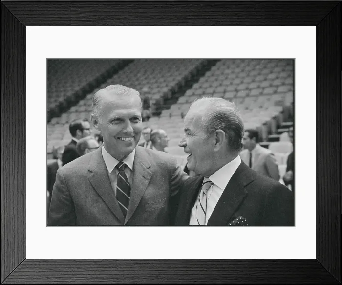 Framed Print : Joe Mullaney with Jack Kent Cooke Framed Print : Joe Mullaney with Jack Kent Cooke
