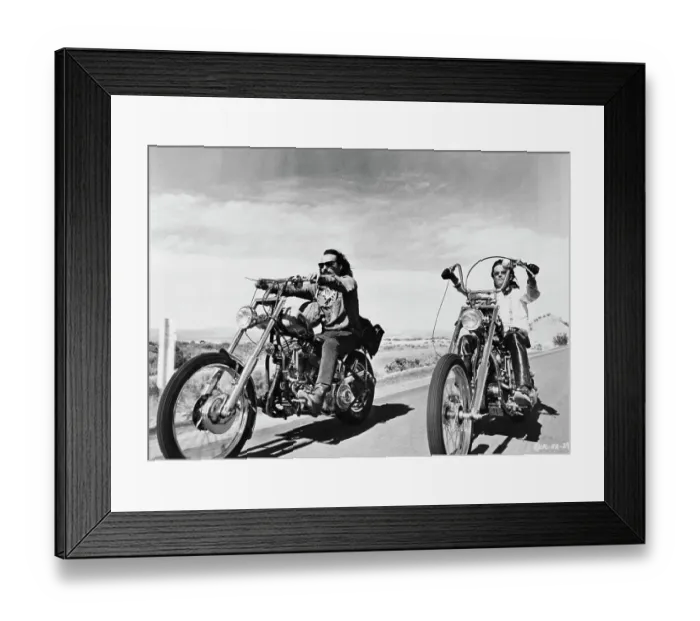 Framed Print : Dennis Hopper and Peter Fonda in Easy Rider Framed Print : Dennis Hopper and Peter Fonda in Easy Rider