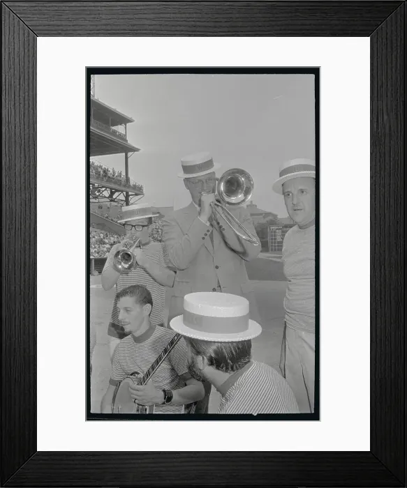 Framed Print : Bowie Kuhn Playing Trombone Framed Print : Bowie Kuhn Playing Trombone