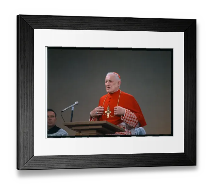 Framed Print : Richard Cardinal Cushing Delivering Sermon Framed Print : Richard Cardinal Cushing Delivering Sermon