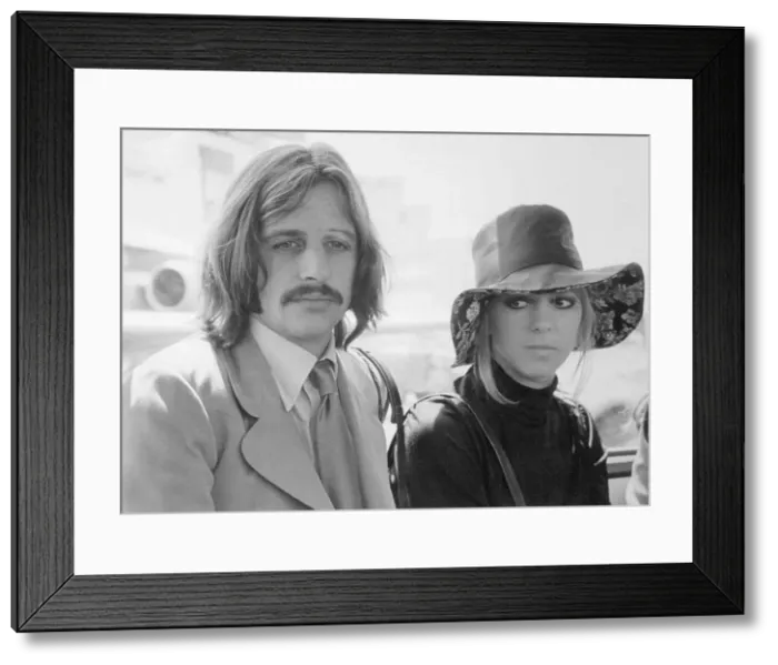 Framed Print : Ringo Starr and Wife Maureen Starkey Framed Print : Ringo Starr and Wife Maureen Starkey