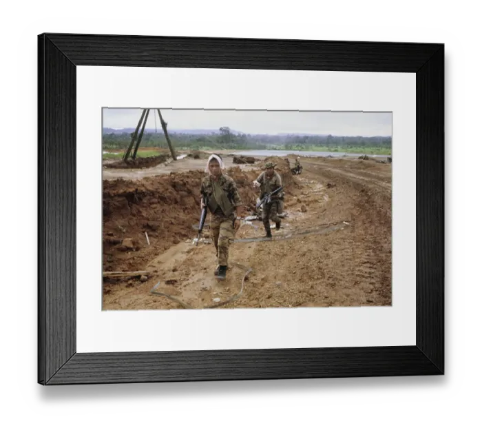 Framed Print : Ben Het Special Forces Camp, Vietnam War Framed Print : Ben Het Special Forces Camp, Vietnam War