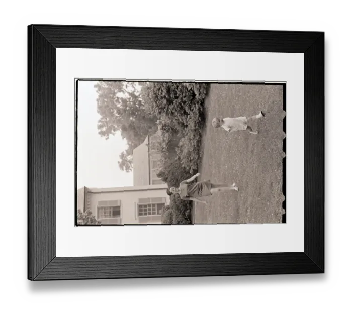 Framed Print : Douglas Kennedy Running on Lawn Framed Print : Douglas Kennedy Running on Lawn