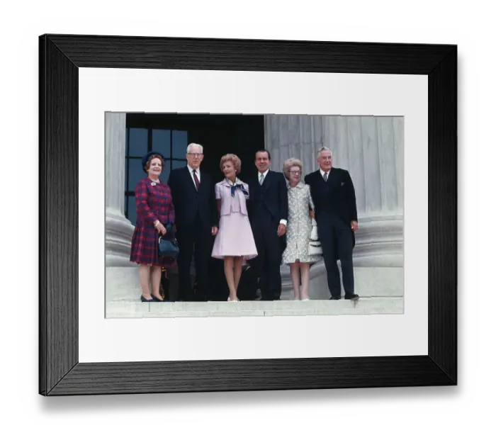 Framed Print : Warren Earl Burger and Others Framed Print : Warren Earl Burger and Others