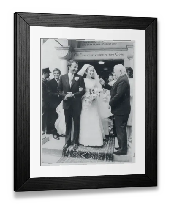Framed Print : Charlie Chaplin Offering Congratulations at Wedding Framed Print : Charlie Chaplin Offering Congratulations at Wedding