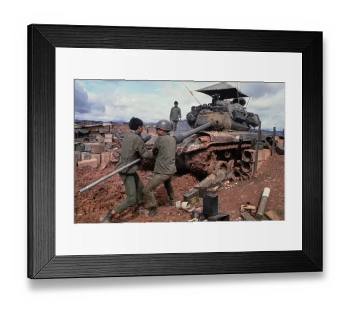 Framed Print : CIDG Officers, Vietnam War Framed Print : CIDG Officers, Vietnam War
