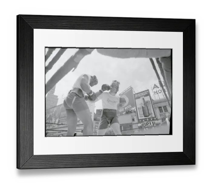 Framed Print : Jerry Quarry and Charlie Harris Sparring for Upcoming Boxing Event Framed Print : Jerry Quarry and Charlie Harris Sparring for Upcoming Boxing Event