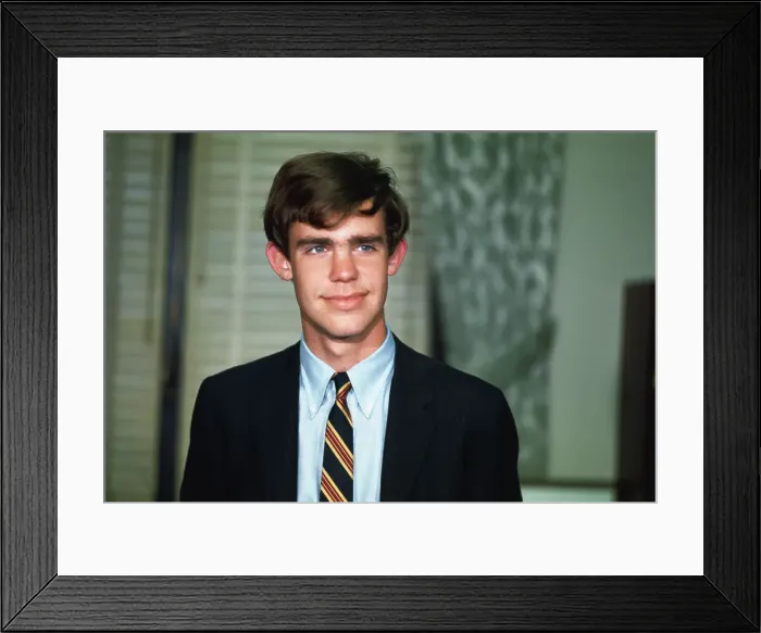 Framed Print : David Eisenhower Smiling For the Camera Framed Print : David Eisenhower Smiling For the Camera