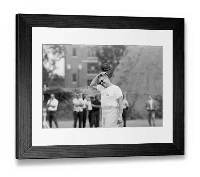 Framed Print : Football Coach Vince Lombardi During Practice Framed Print : Football Coach Vince Lombardi During Practice
