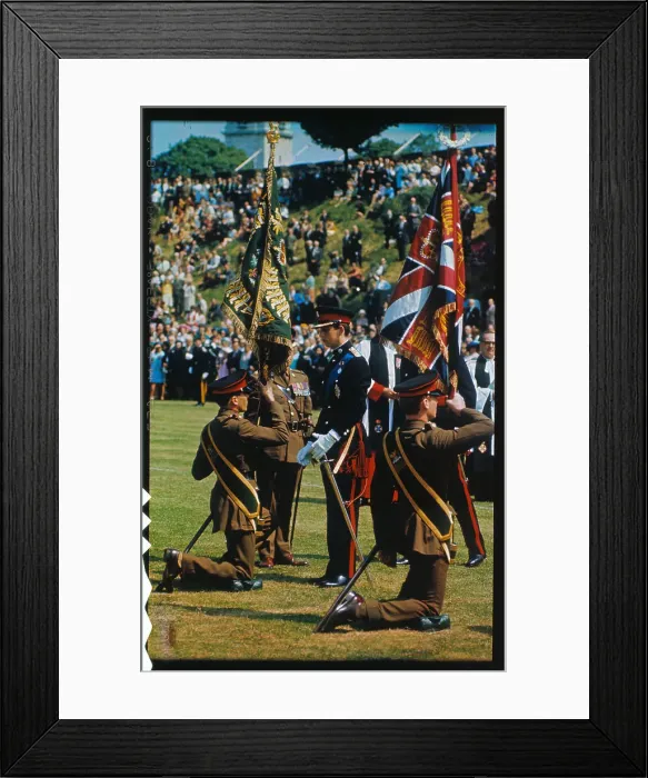 Framed Print : Prince Charles and the Royal Regiment Framed Print : Prince Charles and the Royal Regiment
