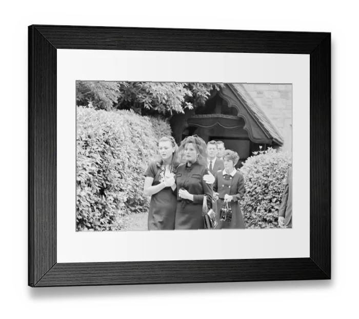 Framed Print : Manuela Thiess Comforting Her Mother Framed Print : Manuela Thiess Comforting Her Mother