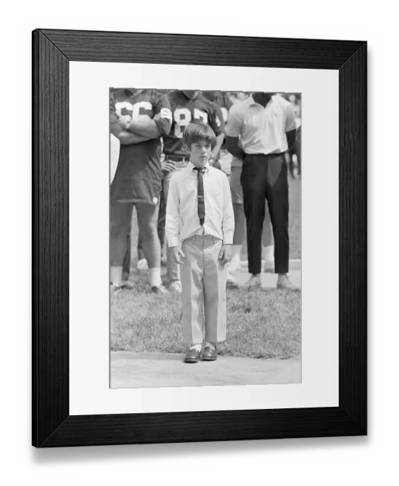 Framed Print : John F. Kennedy Jr. at a Dedication Ceremony Framed Print : John F. Kennedy Jr. at a Dedication Ceremony