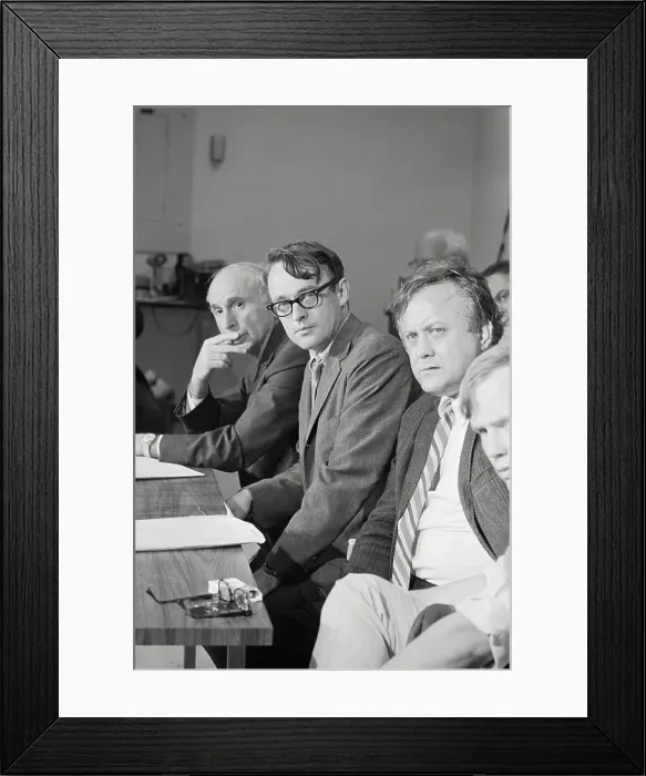 Framed Print : Milton Katz, James Q. Wilson, and Alan Hymert Framed Print : Milton Katz, James Q. Wilson, and Alan Hymert