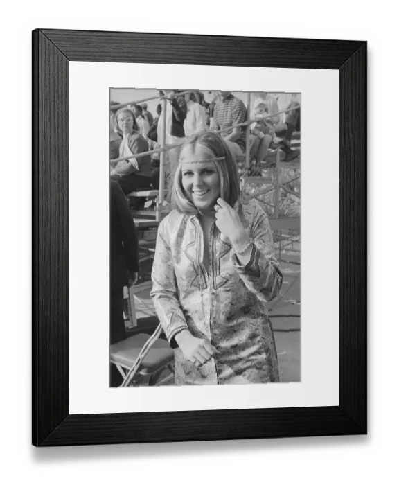 Framed Print : Portrait of Susan St James Framed Print : Portrait of Susan St James