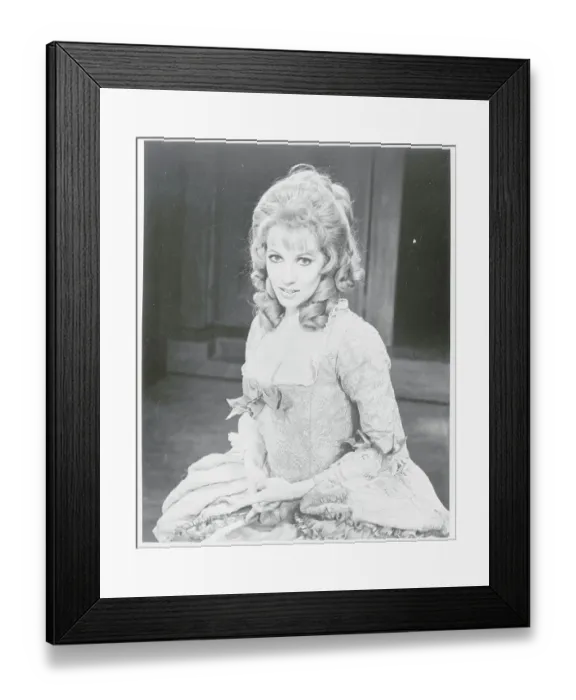 Framed Print : Actress Betty Buckley Posing in Theater Costume Framed Print : Actress Betty Buckley Posing in Theater Costume