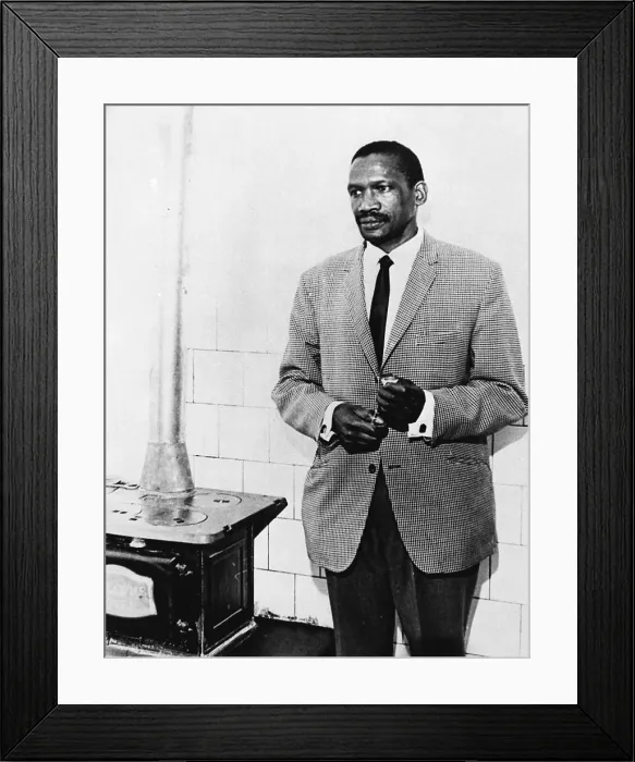 Framed Print : Former South African Leader Robert Sobukwe Framed Print : Former South African Leader Robert Sobukwe