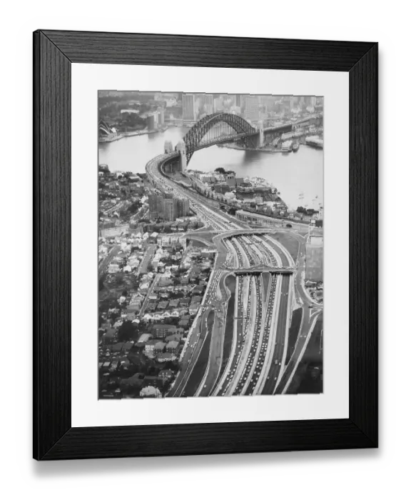 Framed Print : Aerial View of Sydney Harbor Framed Print : Aerial View of Sydney Harbor