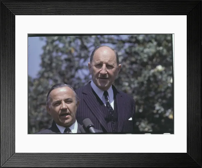 Framed Print : Petrus De Jong and Joseph Luns Framed Print : Petrus De Jong and Joseph Luns
