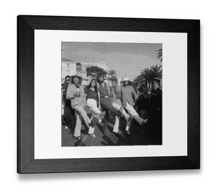 Framed Print : Easy Rider Actors in Cannes Framed Print : Easy Rider Actors in Cannes