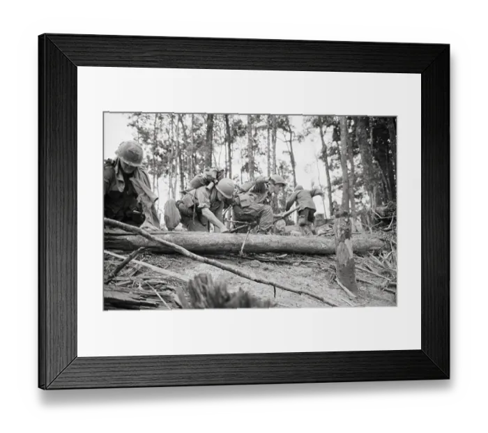 Framed Print : American Soldiers on Hamburger Hill Framed Print : American Soldiers on Hamburger Hill