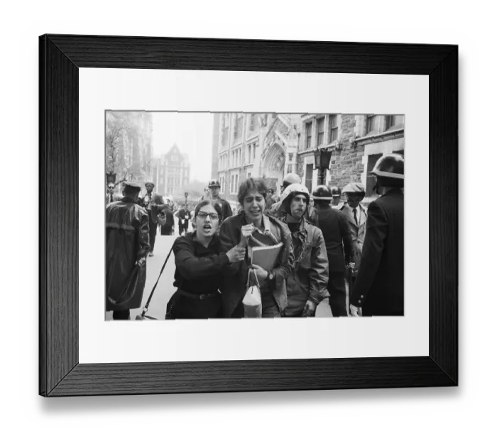Framed Print : Angry Student Cries After Police Clash Framed Print : Angry Student Cries After Police Clash