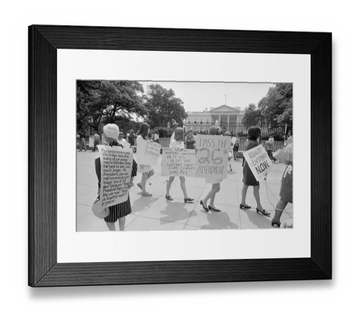 Framed Print : Women Picketing at the White House Framed Print : Women Picketing at the White House