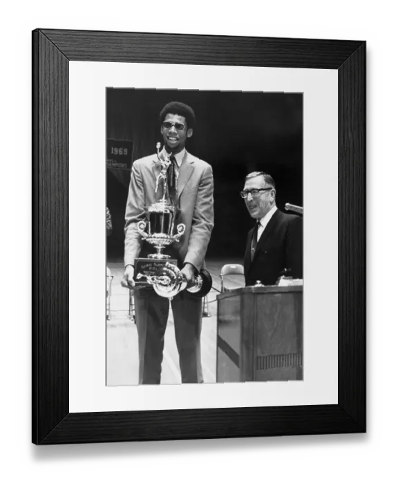 Framed Print : Lew Alcindor and John Wooden Framed Print : Lew Alcindor and John Wooden