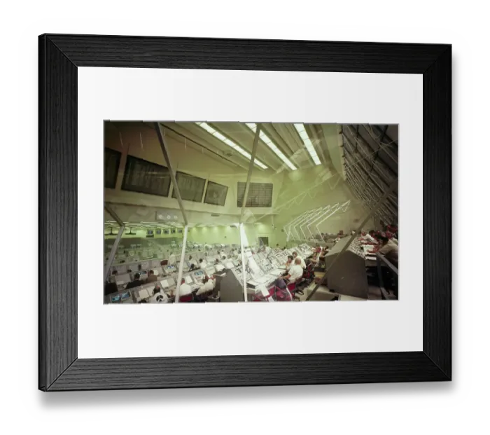 Framed Print : Firing Room at Launch Control Center Framed Print : Firing Room at Launch Control Center