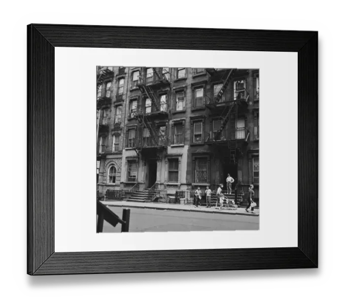 Framed Print : Slums On West 46th Street, NYC Framed Print : Slums On West 46th Street, NYC