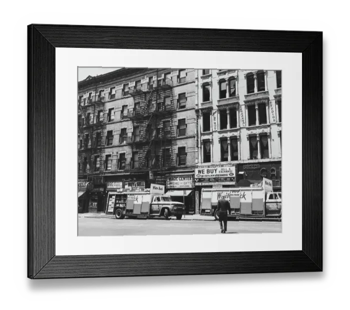 Framed Print : New York City Street Scene Framed Print : New York City Street Scene