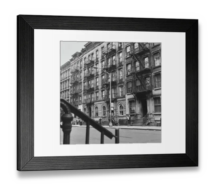 Framed Print : Slums On West 46th Street, NYC Framed Print : Slums On West 46th Street, NYC