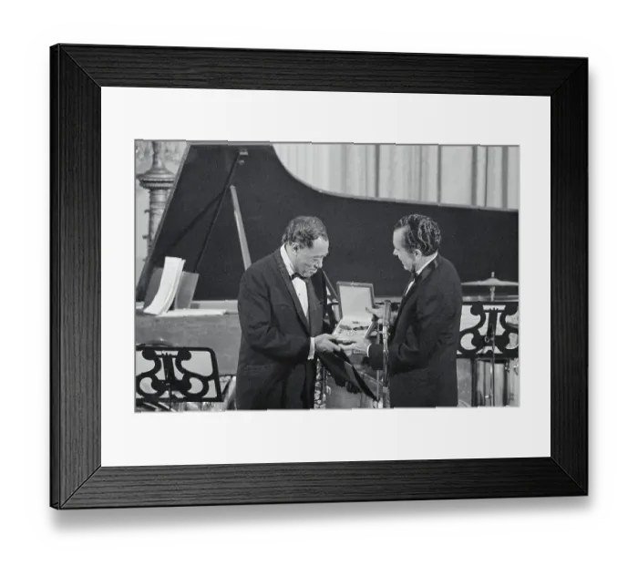 Framed Print : President Nixon Presenting Medal to Duke Ellington Framed Print : President Nixon Presenting Medal to Duke Ellington