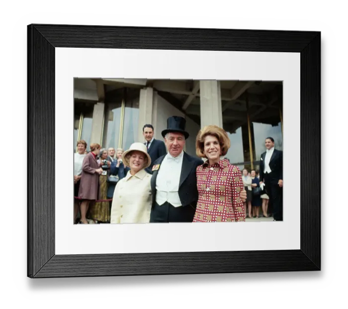 Framed Print : US Ambassador Walter Annenberg and Family Framed Print : US Ambassador Walter Annenberg and Family
