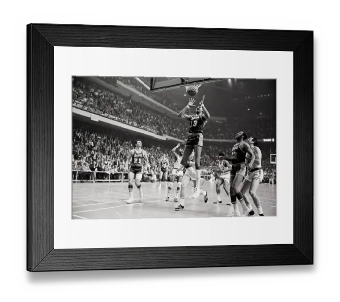 Framed Print : LA Lakers and Boston Celtics NBA Championship Game Framed Print : LA Lakers and Boston Celtics NBA Championship Game