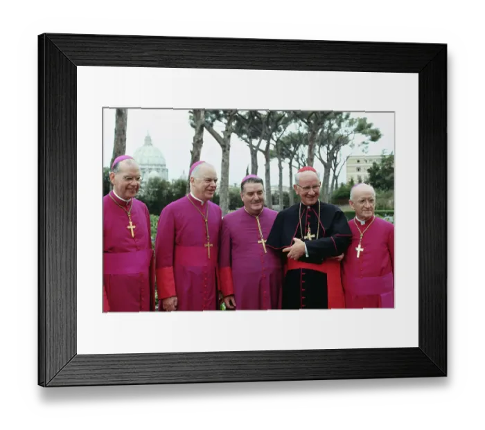 Framed Print : Cardinal Krol and Cardinal Designates Framed Print : Cardinal Krol and Cardinal Designates